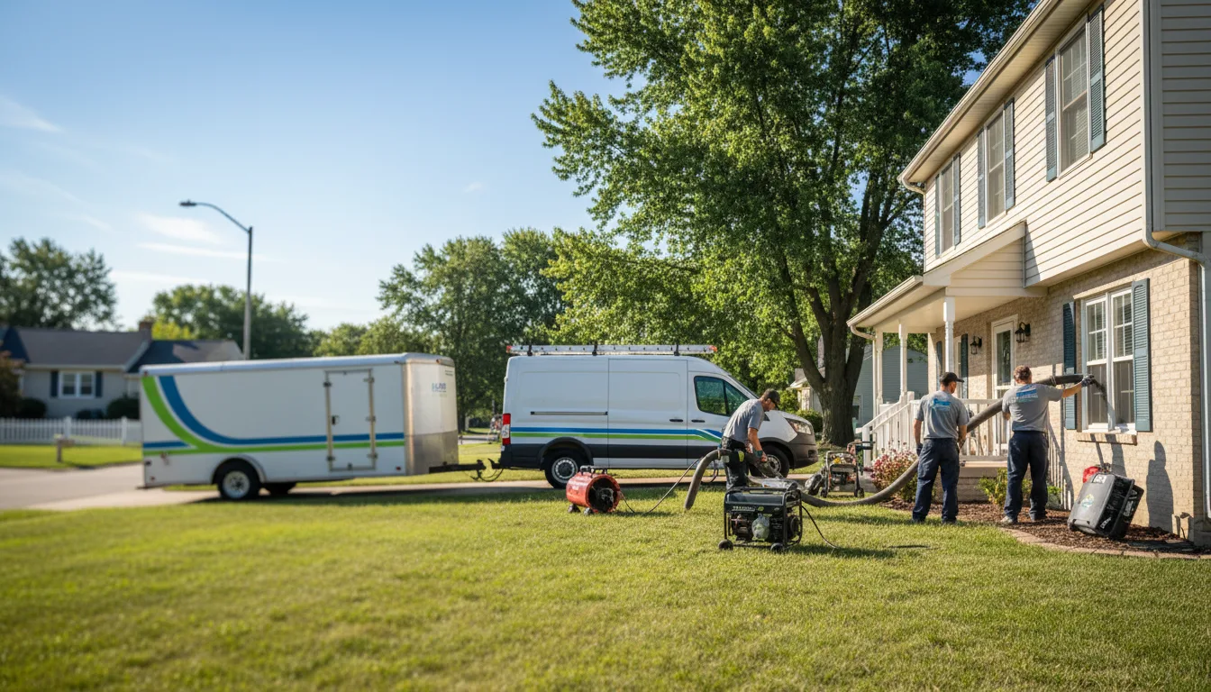 Flooded Basement Restoration And Cleanup With Repair in La Fargeville, NY near me